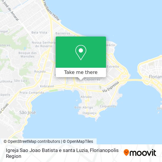 Igreja Sao Joao Batista e santa Luzia map