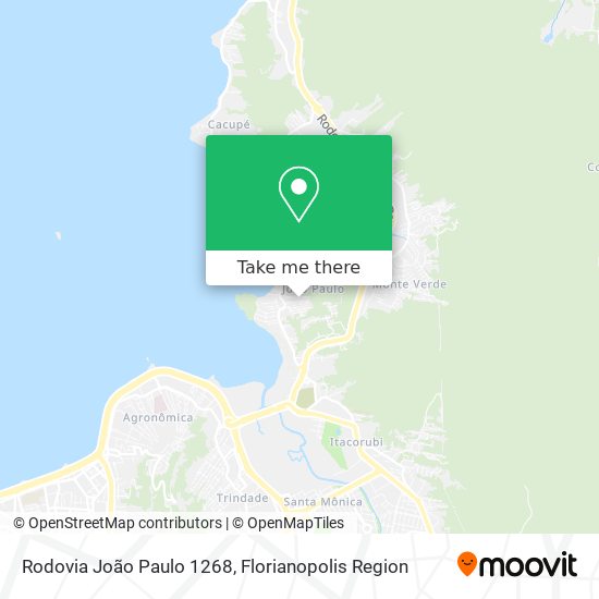 Rodovia João Paulo 1268 map