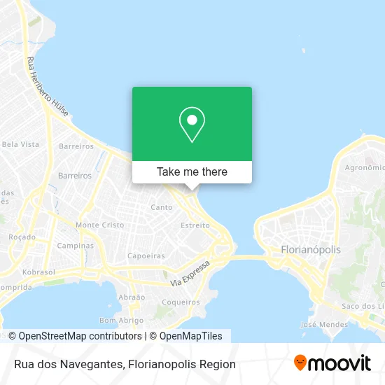 Rua dos Navegantes map
