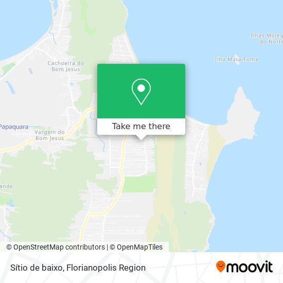 Sítio de baixo map