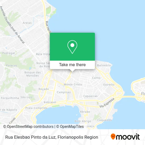 Rua Elesbao Pinto da Luz map