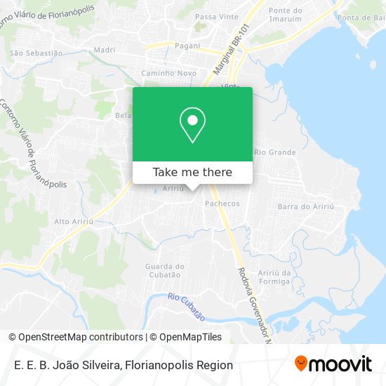 E. E. B. João Silveira map