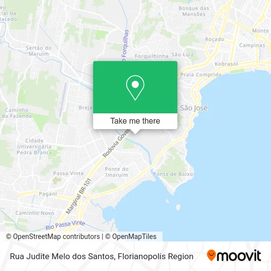 Rua Judite Melo dos Santos map