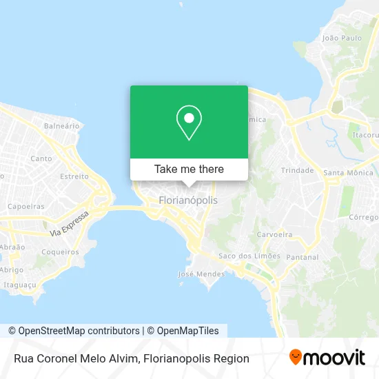 Rua Coronel Melo Alvim map