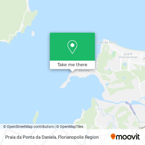 Praia da Ponta da Daniela map
