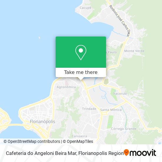 Cafeteria do Angeloni Beira Mar map
