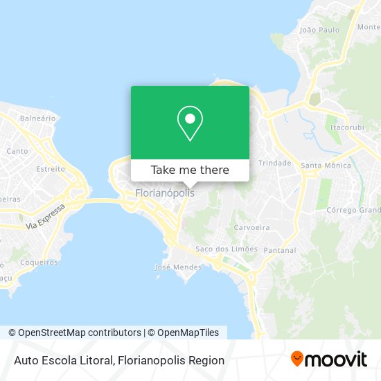 Auto Escola Litoral map