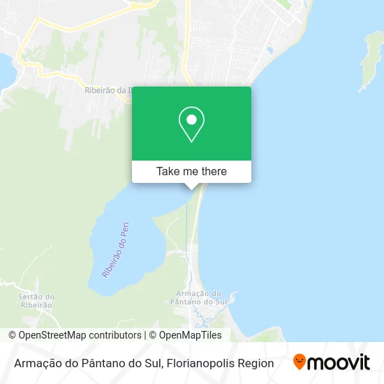 Armação do Pântano do Sul map