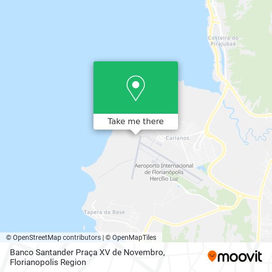 Banco Santander Praça XV de Novembro map