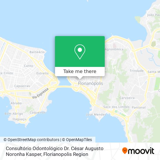 Mapa Consultório Odontológico Dr. César Augusto Noronha Kasper