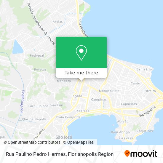 Rua Paulino Pedro Hermes map