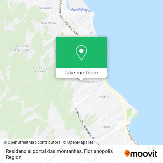Residencial portal das montanhas map