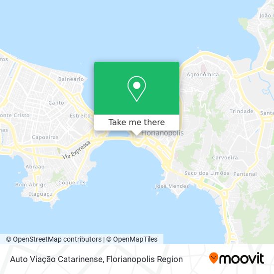 Auto Viação Catarinense map