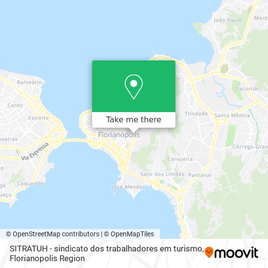 SITRATUH - sindicato dos trabalhadores em turismo map