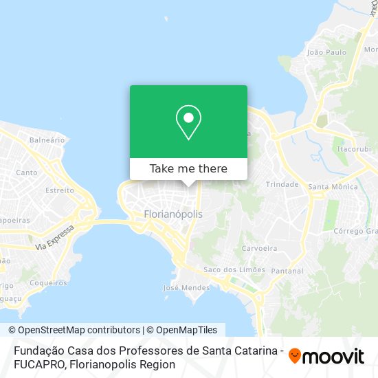 Fundação Casa dos Professores de Santa Catarina - FUCAPRO map