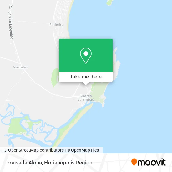 Pousada Aloha map