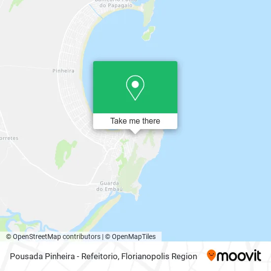 Pousada Pinheira - Refeitorio map