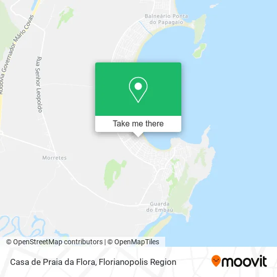 Casa de Praia da Flora map