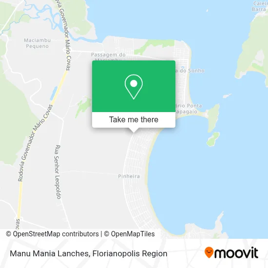 Manu Mania Lanches map