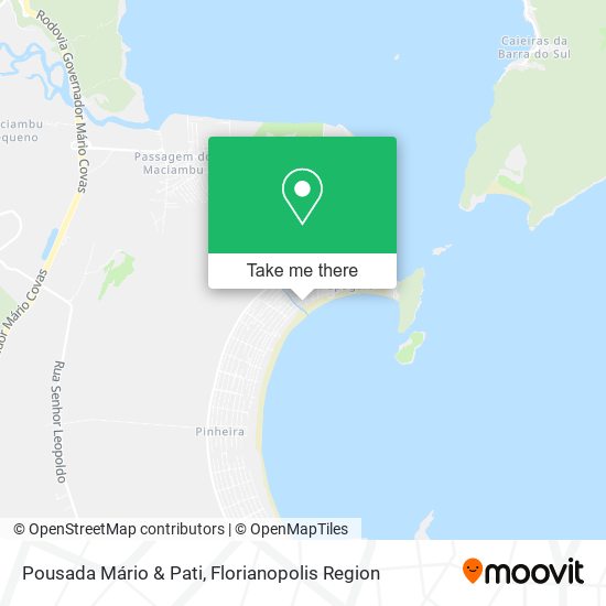 Pousada Mário & Pati map