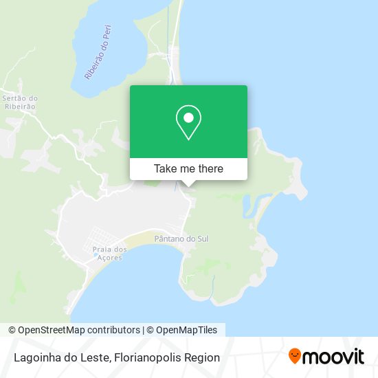 Mapa Lagoinha do Leste