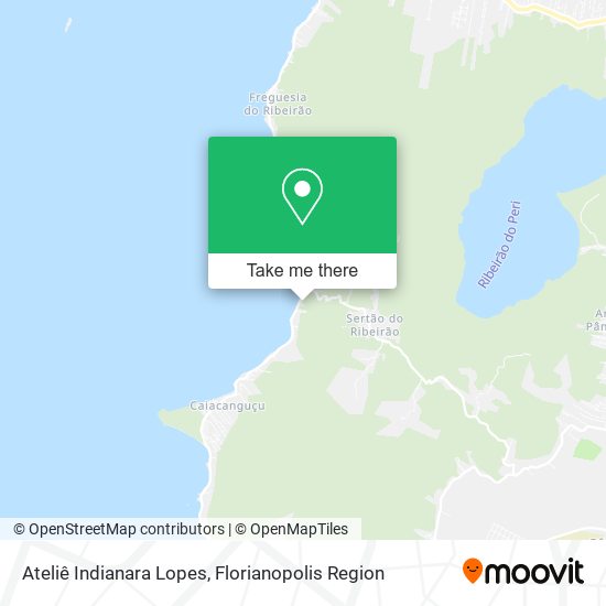 Ateliê Indianara Lopes map