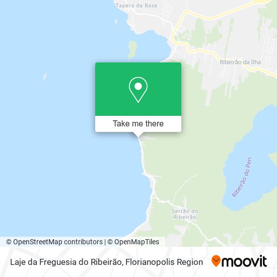 Laje da Freguesia do Ribeirão map