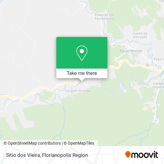 Sítio dos Vieira map