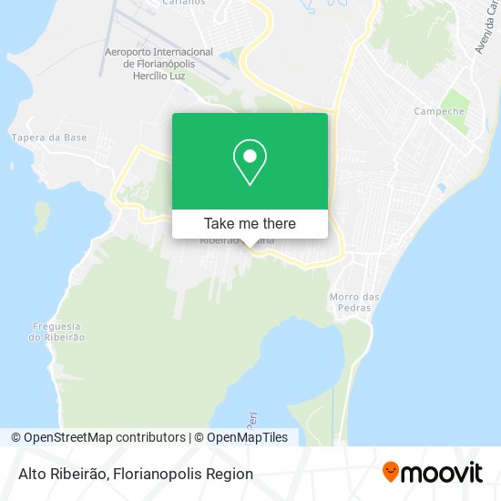 Alto Ribeirão map