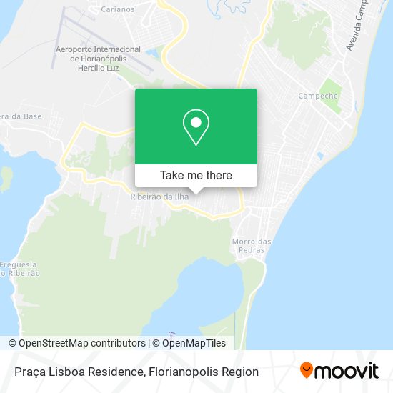 Praça Lisboa Residence map