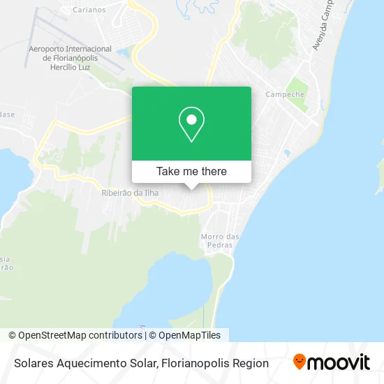 Solares Aquecimento Solar map