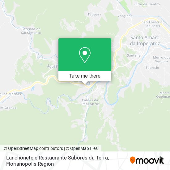 Lanchonete e Restaurante Sabores da Terra map