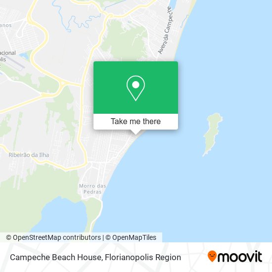 Campeche Beach House map