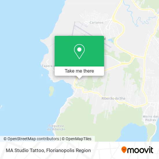 MA Studio Tattoo map