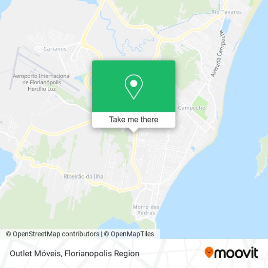 Outlet Móveis map