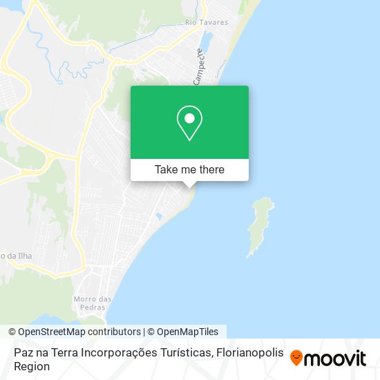 Paz na Terra Incorporações Turísticas map