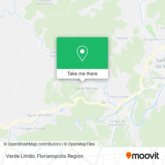 Verde Limão map