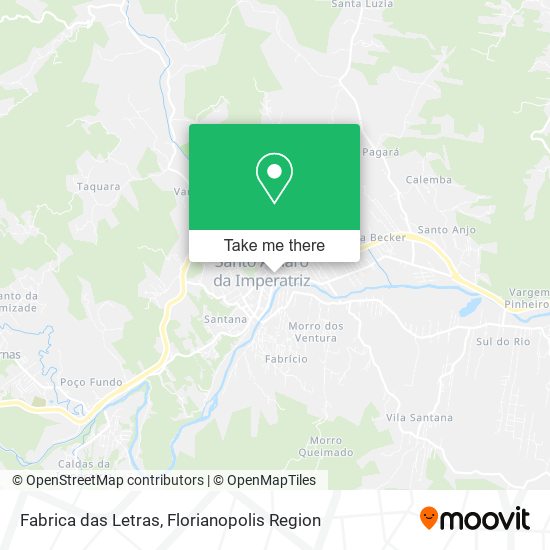 Fabrica das Letras map