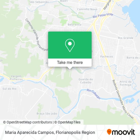 Maria Aparecida Campos map