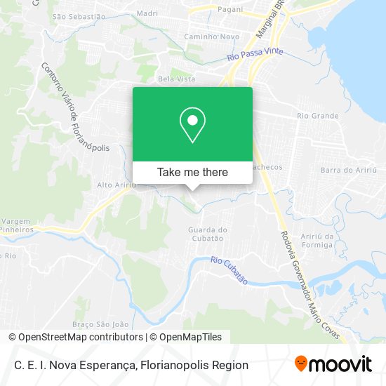C. E. I. Nova Esperança map