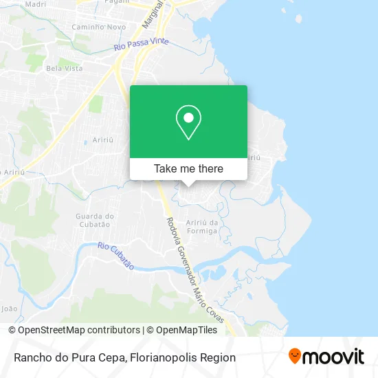 Rancho do Pura Cepa map