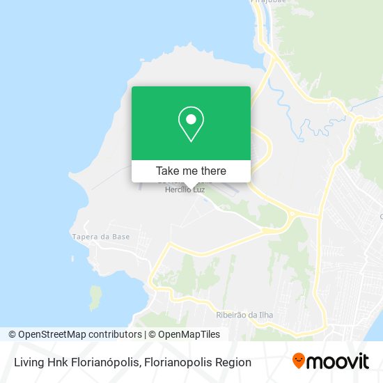 Living Hnk Florianópolis map