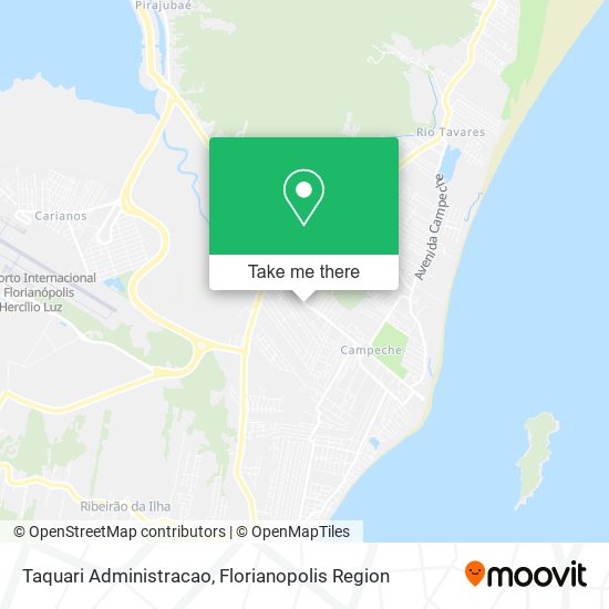 Taquari Administracao map