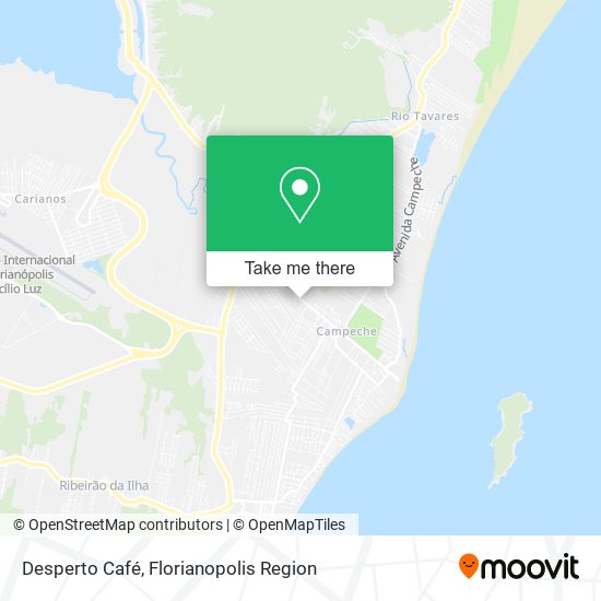 Desperto Café map
