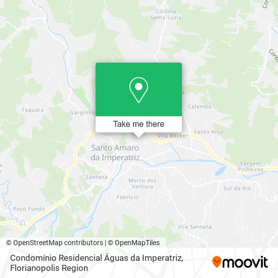 Condomínio Residencial Águas da Imperatriz map