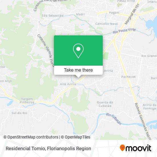 Residencial Tomio map