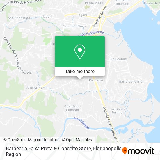 Barbearia Faixa Preta & Conceito Store map