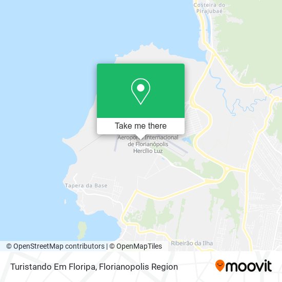 Turistando Em Floripa map