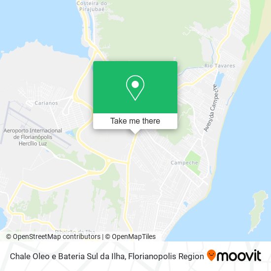 Chale Oleo e Bateria Sul da Ilha map