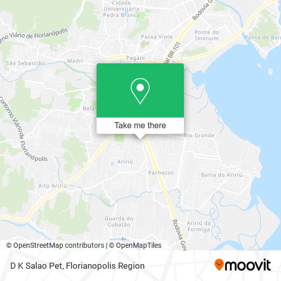 D K Salao Pet map